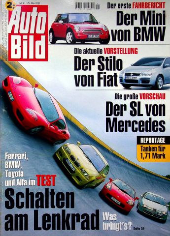 Deckblatt Auto Bild (21/2001)